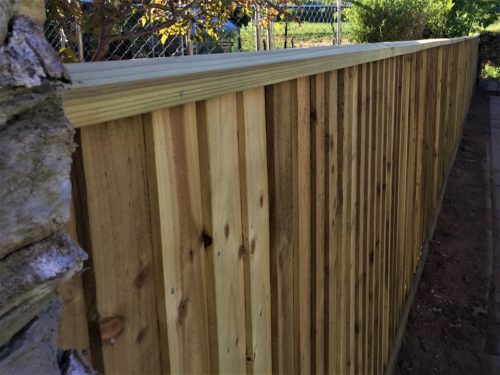 Completed fence in Chew Valley