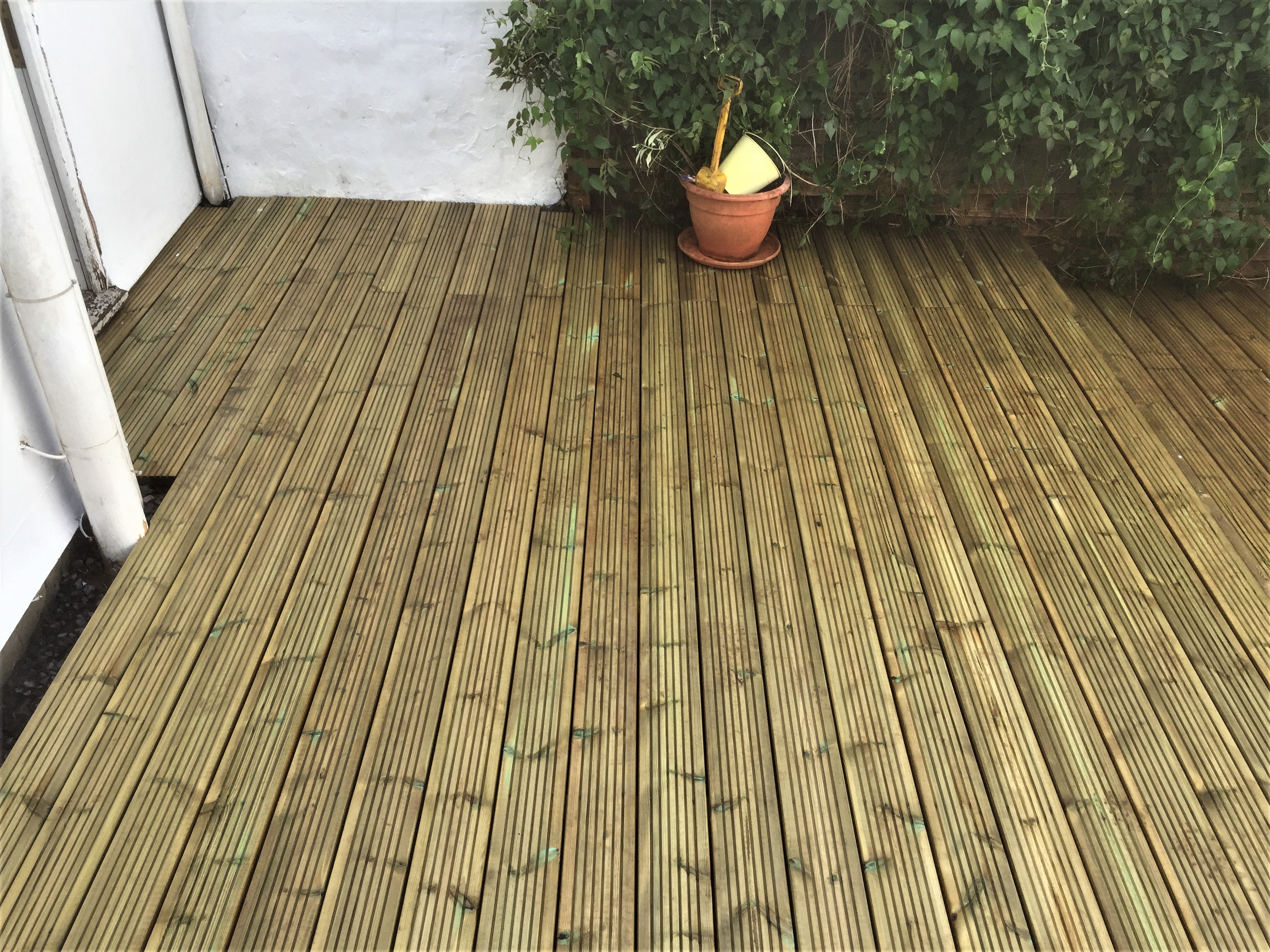 Completed decking in Bristol